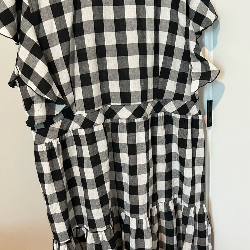 Black and White Checkered Dress